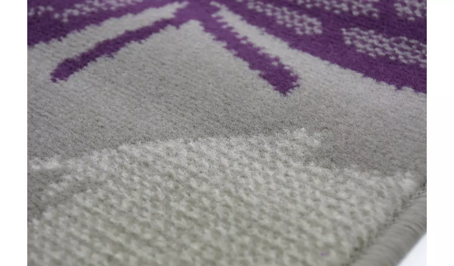 Butterflies Grey Short Pile Rug - 230x160cm