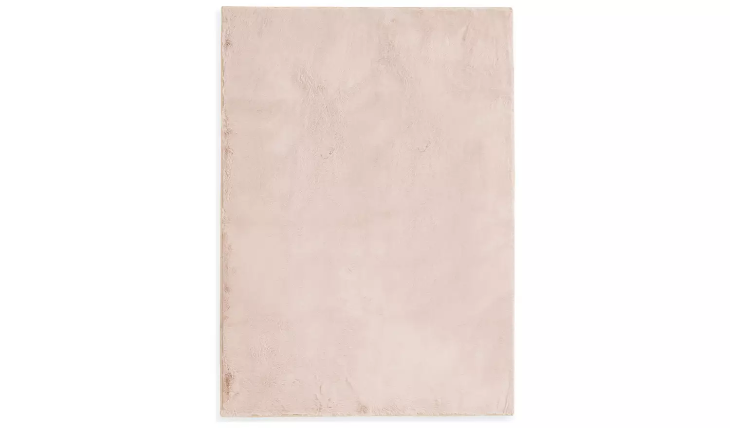 Habitat Cosy Soft Blush Short Pile Rug - 170x120cm