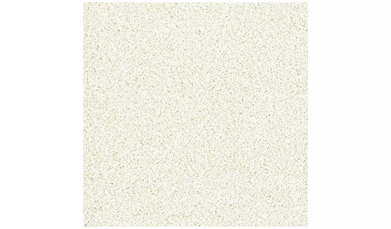 Buddy Washable Mat Plain Cream Shaggy Rug - 120x80cm