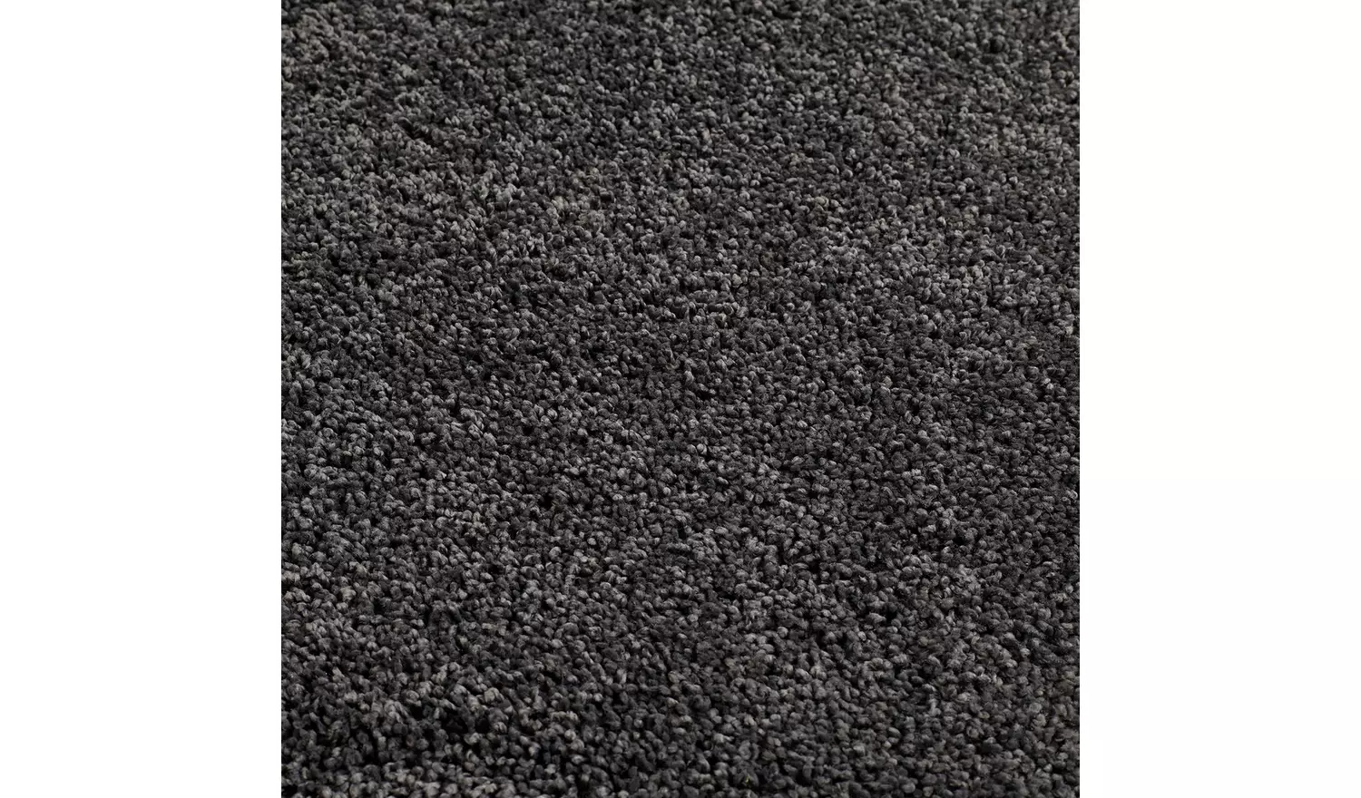 Buddy Washable Mat Plain Charcoal Shaggy Rug - 100x60cm