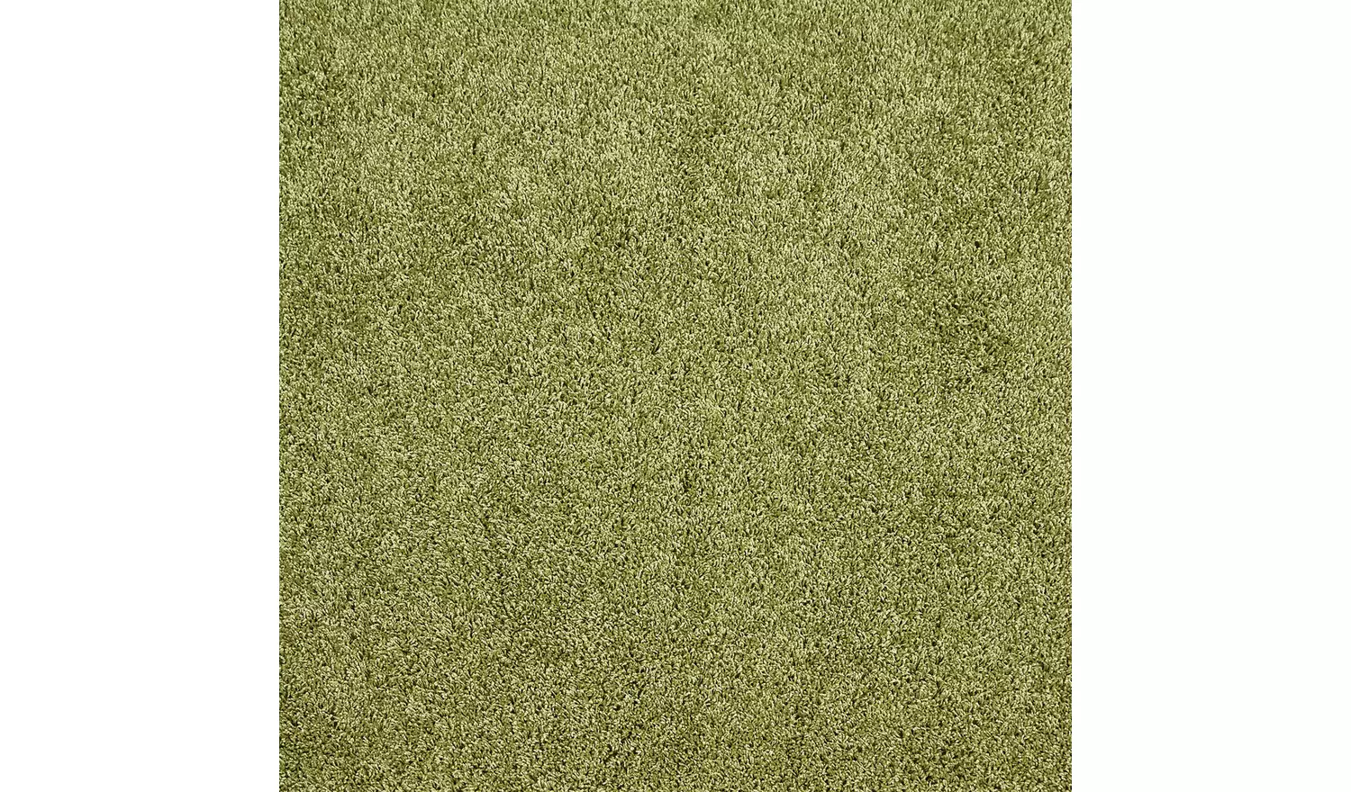 Buddy Washable Mat Plain Olive Shaggy Rug - 120x80cm