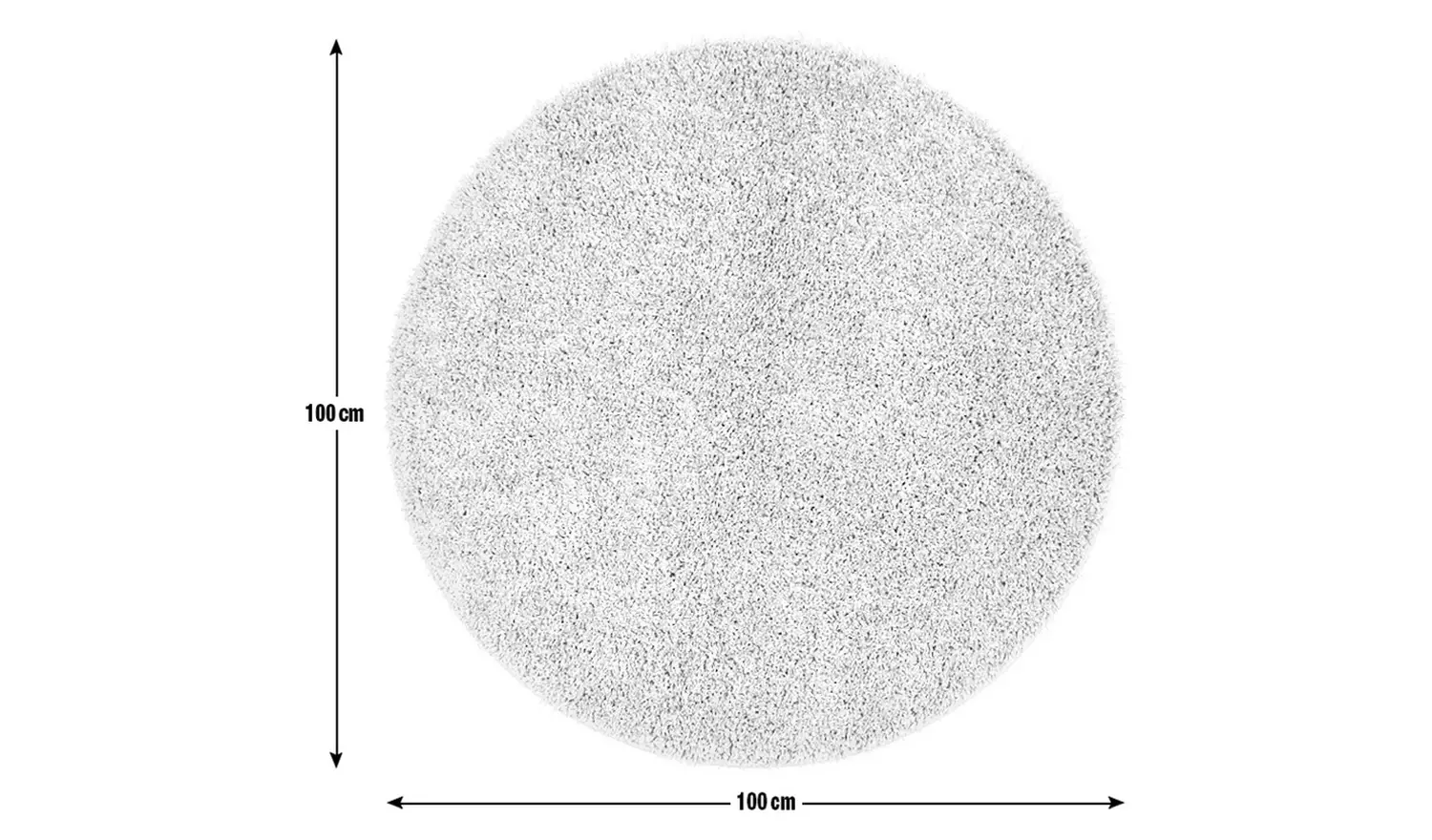 Buddy Washable Mat Plain Round Red Cut Pile Rug - 100cm