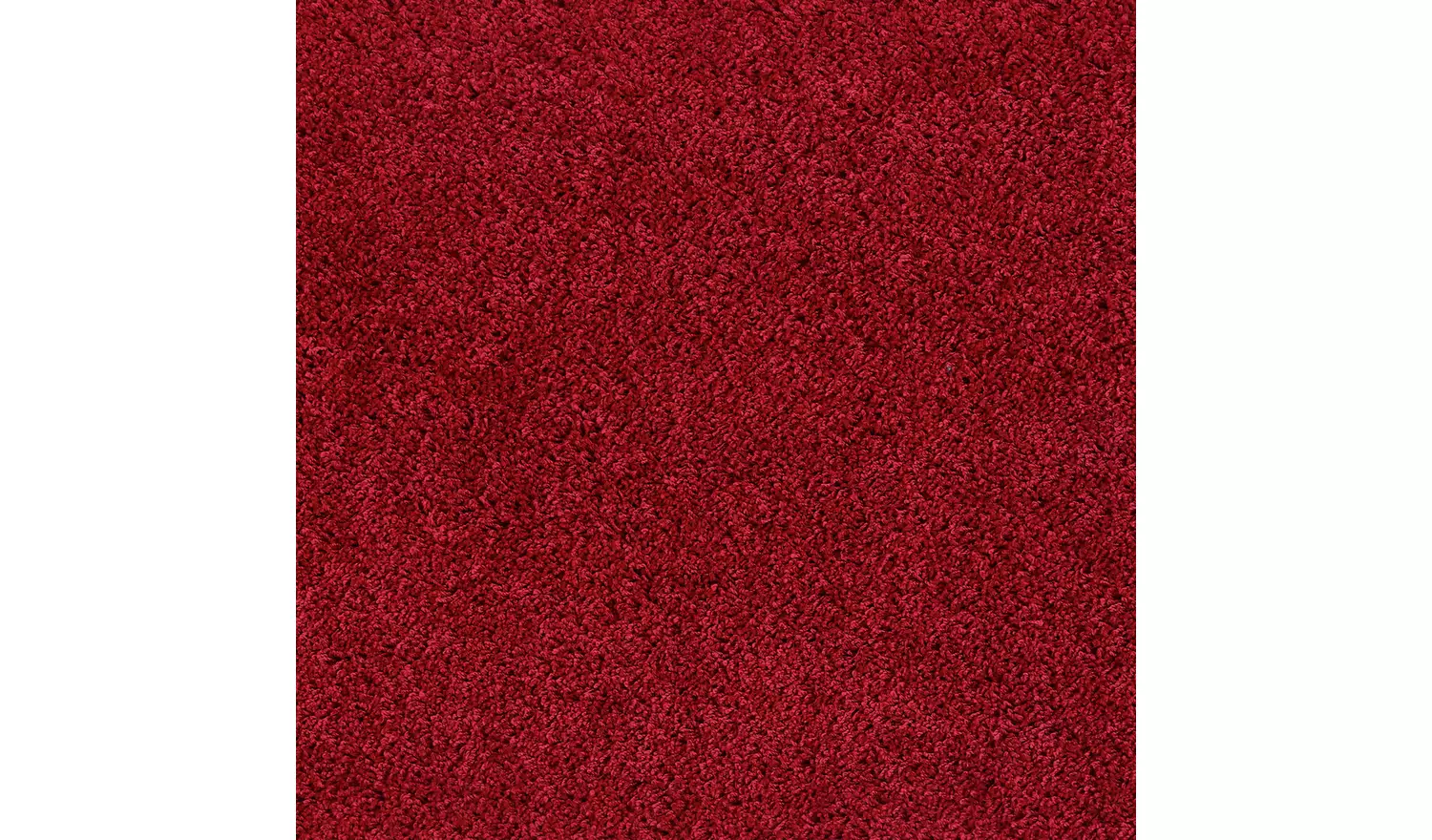 Buddy Washable Mat Plain Red Shaggy Rug - 150x67cm