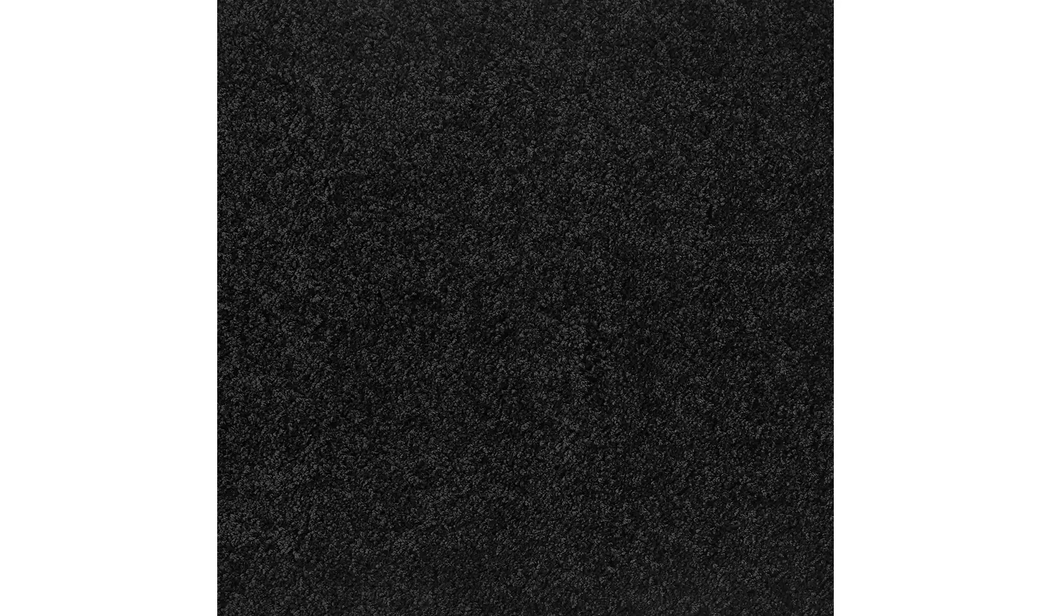Buddy Washable Mat Plain Black Shaggy Rug - 200x140cm