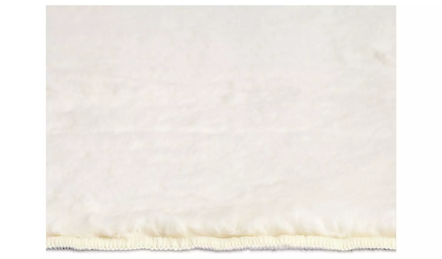 Habitat Cosy Soft Cream Short Pile Rug - 230x160cm