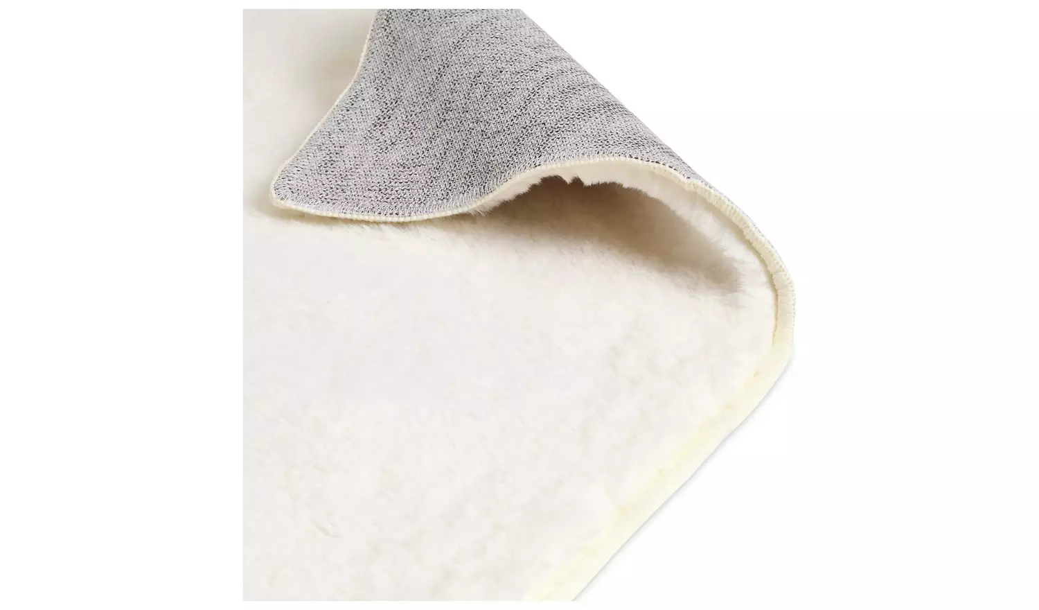 Habitat Cosy Soft Cream Short Pile Rug - 230x160cm