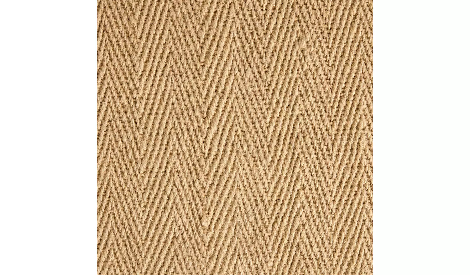 Habitat Herringbone Black Border Jute Rug - 150x80cm
