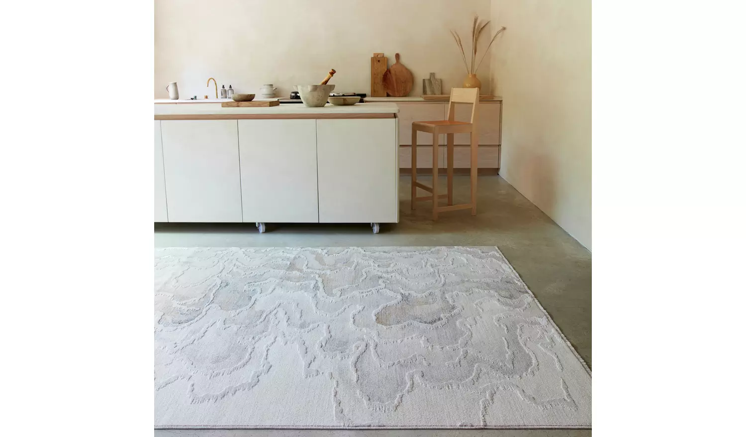 Asiatic Seville Setas Natural Cut Pile Rug - 230x160cm