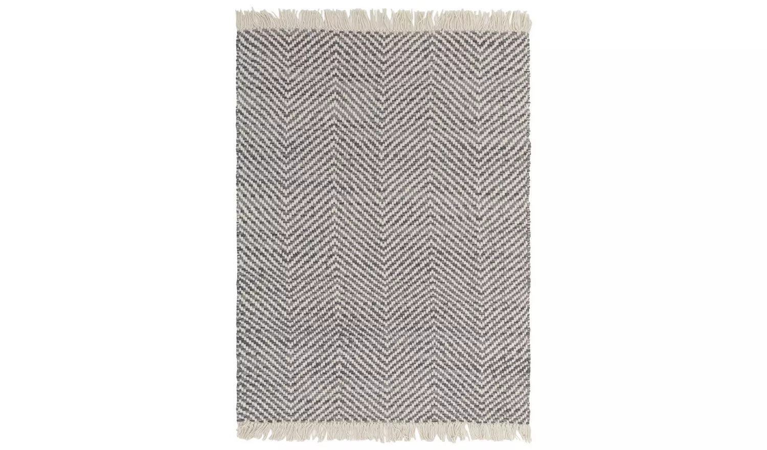 Asiatic Vigo Grey Flatweave Rug - 230x160cm