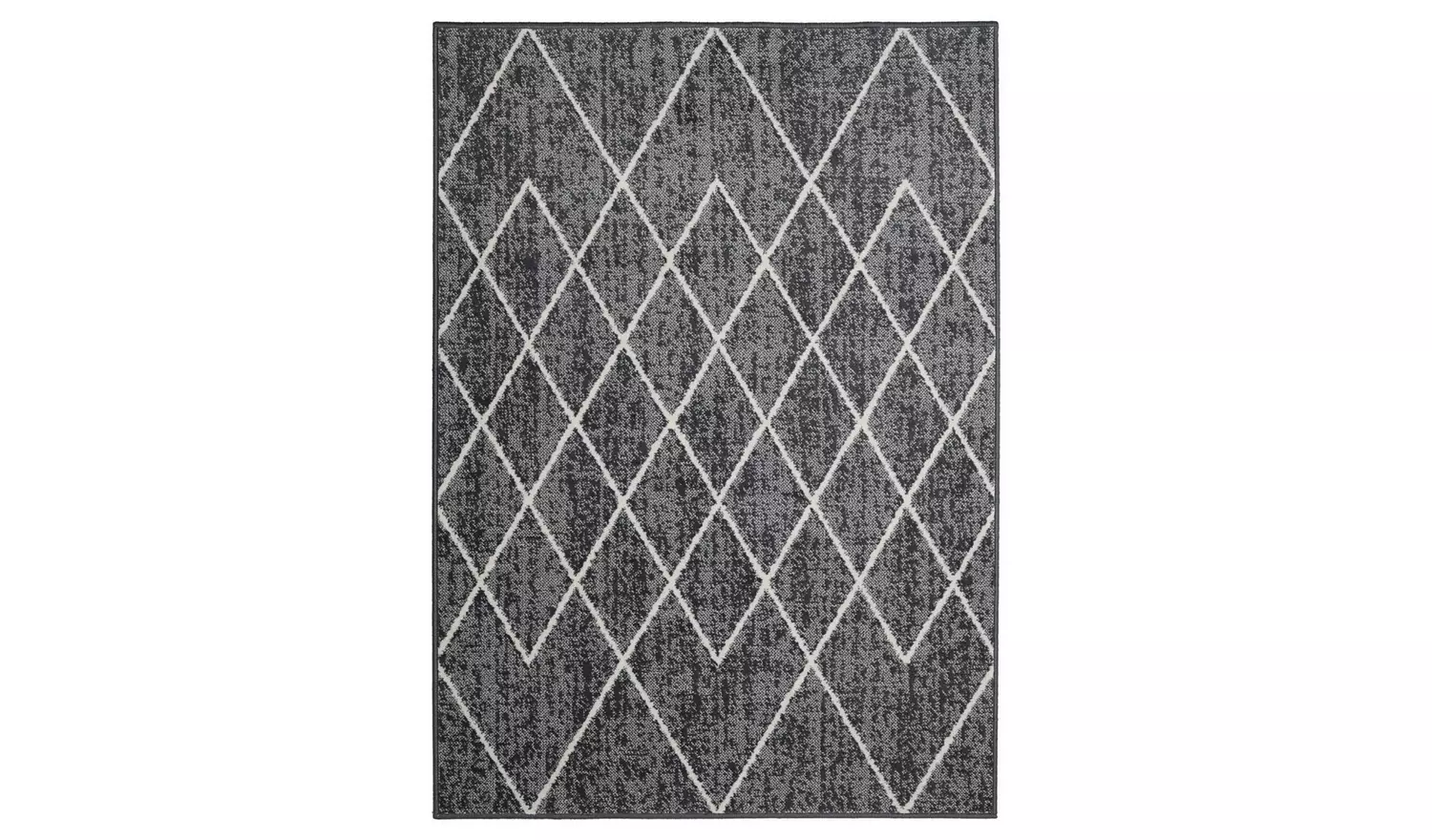 Homemaker Maestro Berber Grey Cut Pile Rug - 170x120cm