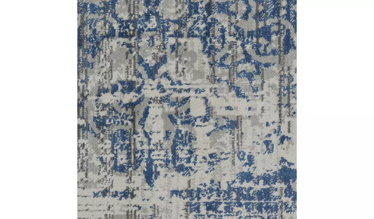 Habitat Traditional Natural & Blue Cut Pile Rug - 170x120cm