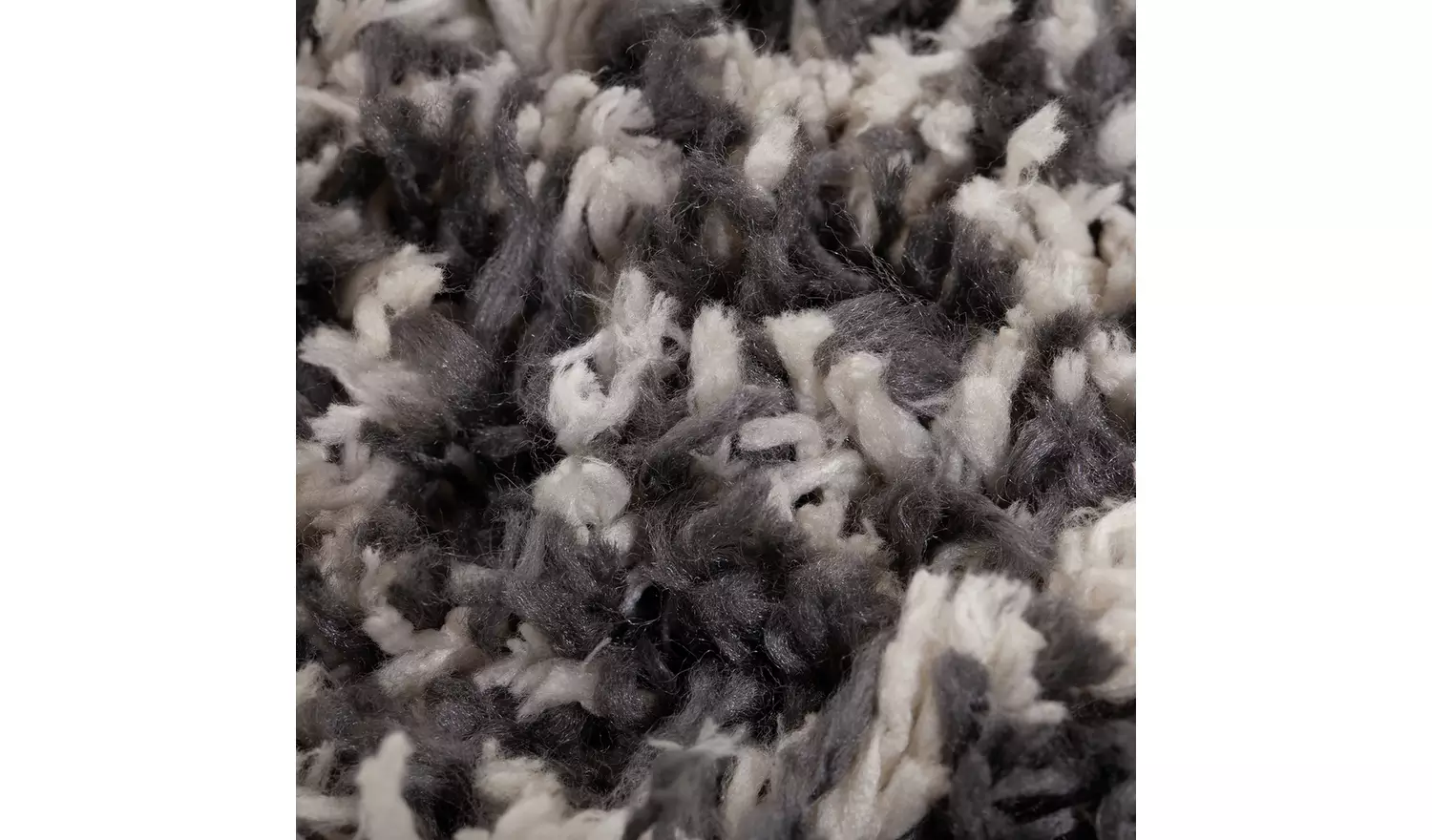 Habitat Tufted Grey Marl Shaggy Rug - 170x120cm