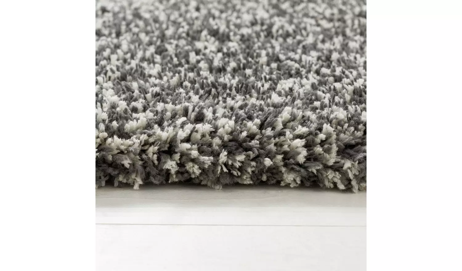 Habitat Tufted Grey Marl Shaggy Rug - 170x120cm