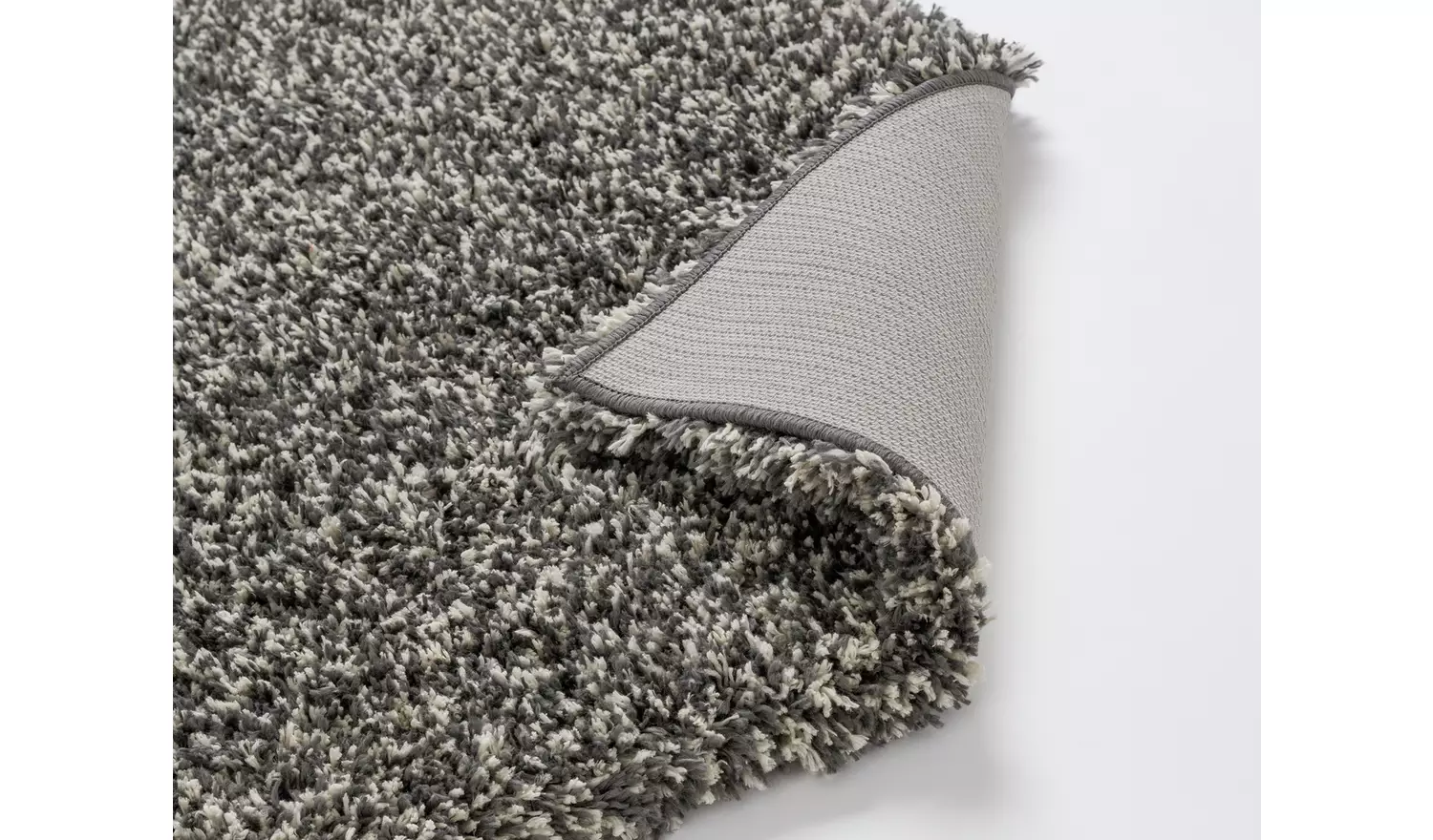 Habitat Tufted Grey Marl Shaggy Rug - 170x120cm