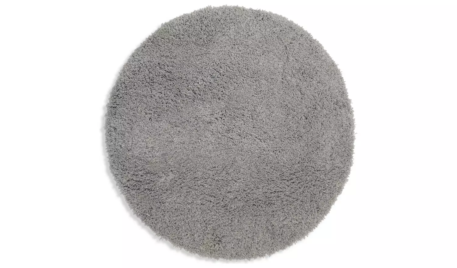 Habitat Cosy Round Dove Grey Shaggy Rug - 100cm