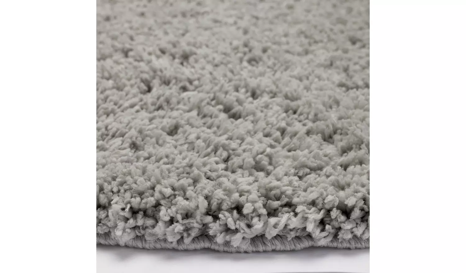 Habitat Cosy Round Dove Grey Shaggy Rug - 100cm