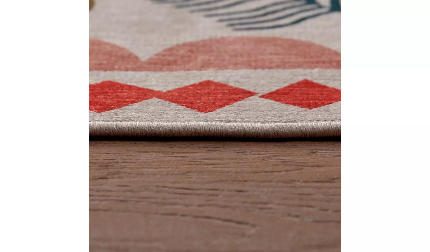 Habitat Global Animal Print Natural Cut Pile Rug - 170x120cm