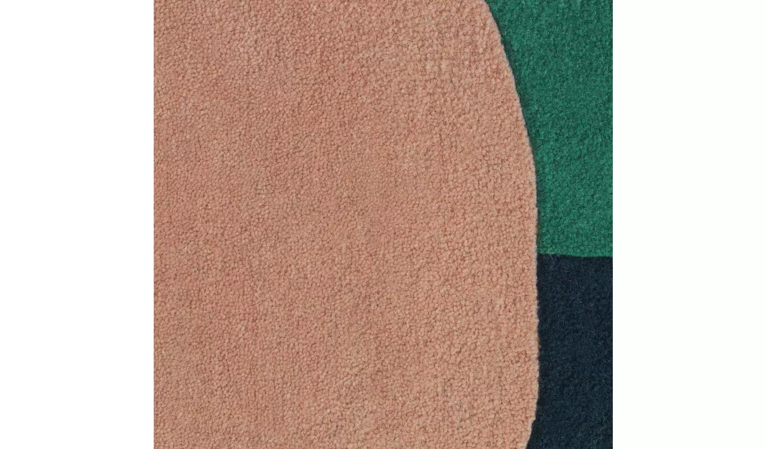 Habitat Studio Two-tone Border Wool Flatweave Rug -170x100cm