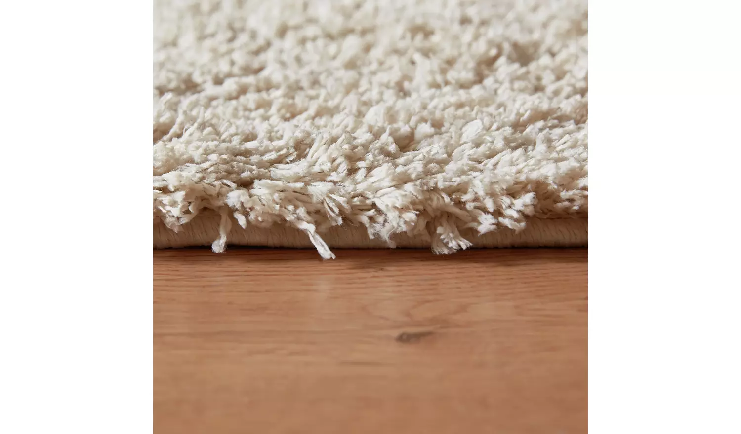 Habitat Cosy Ivory Shaggy Rug - 230x160cm