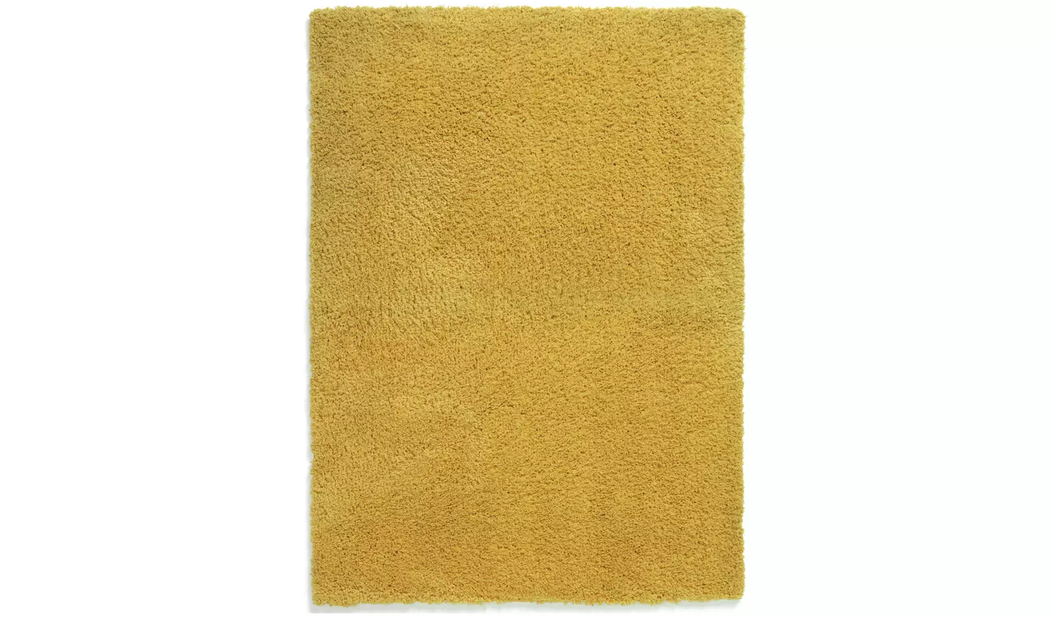 Habitat Cosy Mustard Shaggy Rug - 230x160cm
