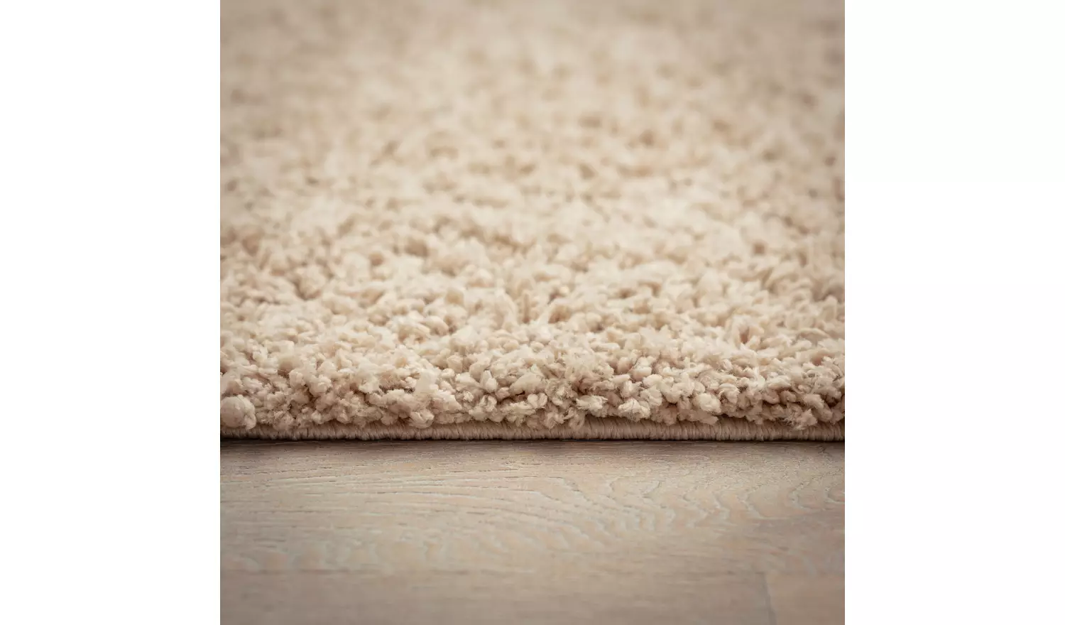 Habitat Cosy Natural Shaggy Rug - 230x160cm