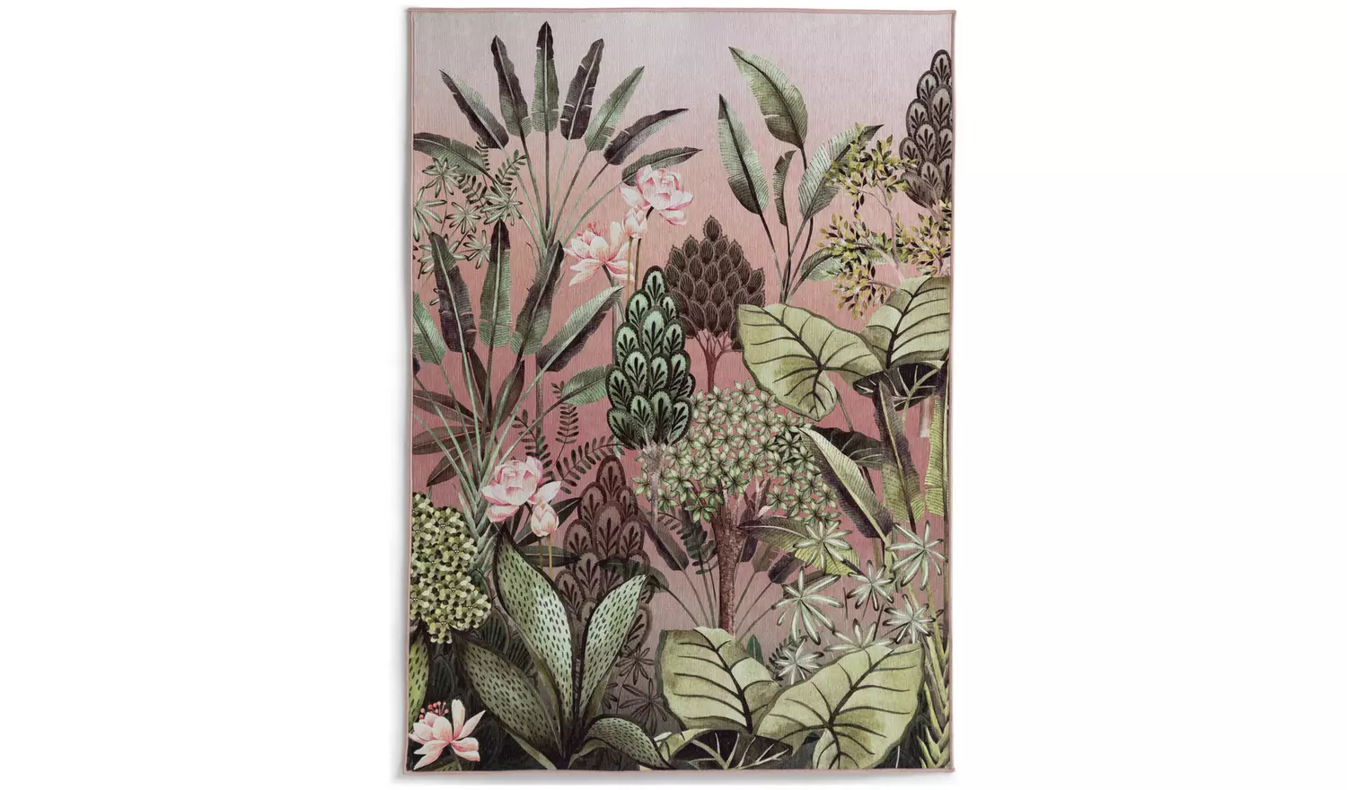 Habitat Agra Floral Flat Cut Pile Rug - 170x120cm