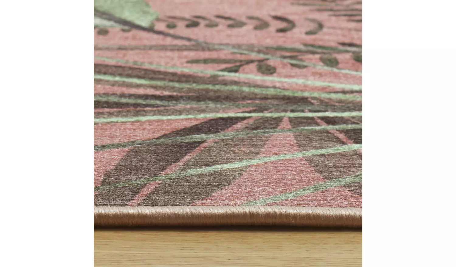 Habitat Agra Floral Flat Cut Pile Rug - 170x120cm