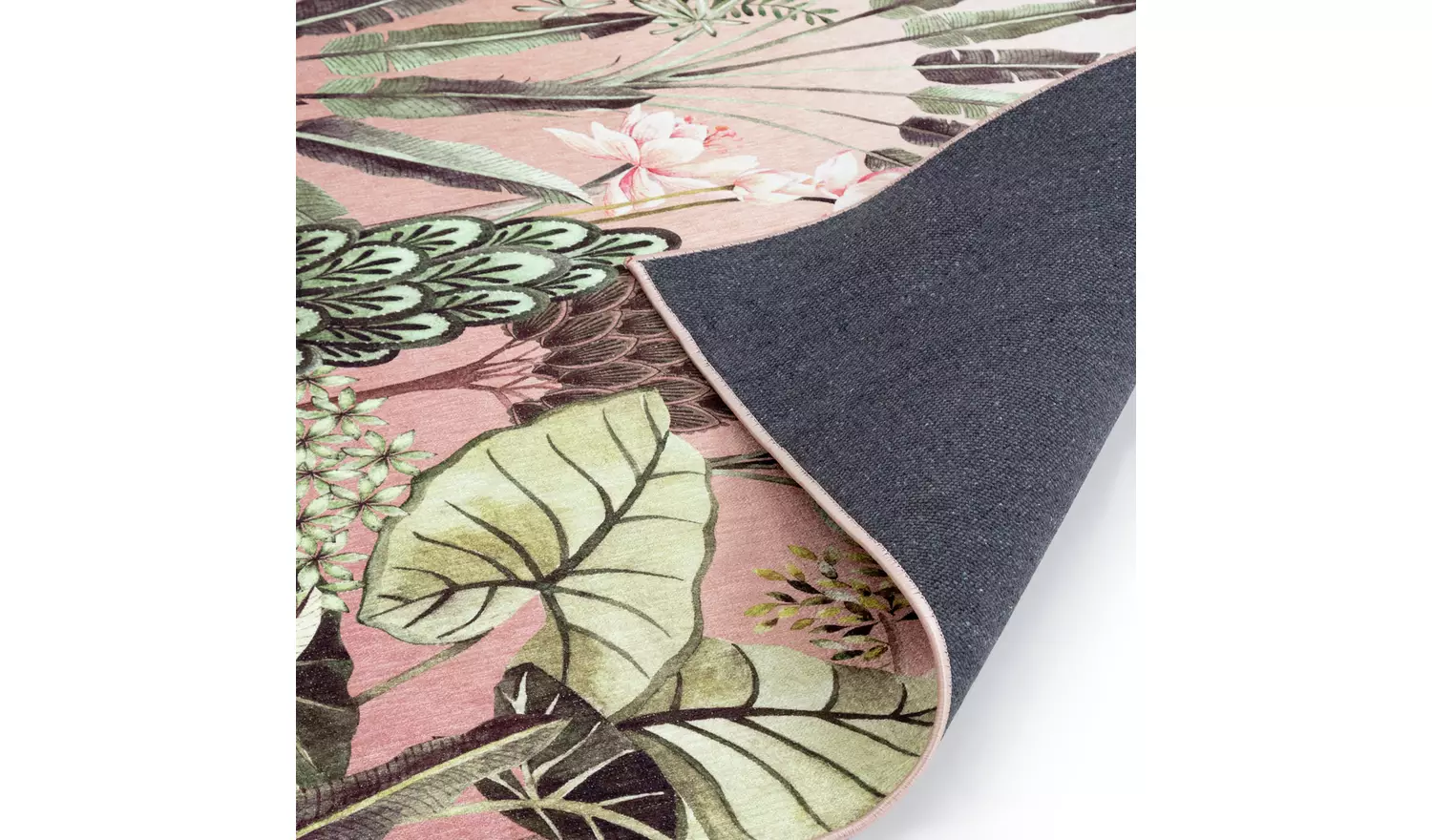 Habitat Agra Floral Flat Cut Pile Rug - 170x120cm