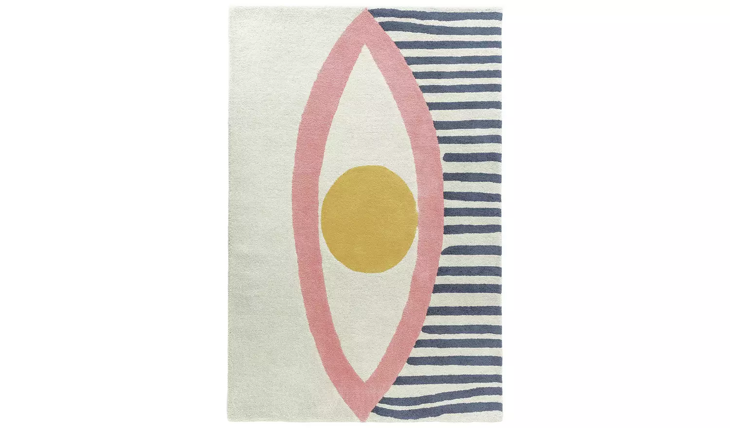 Habitat Eye Wool Shaggy Rug - 180x120cm