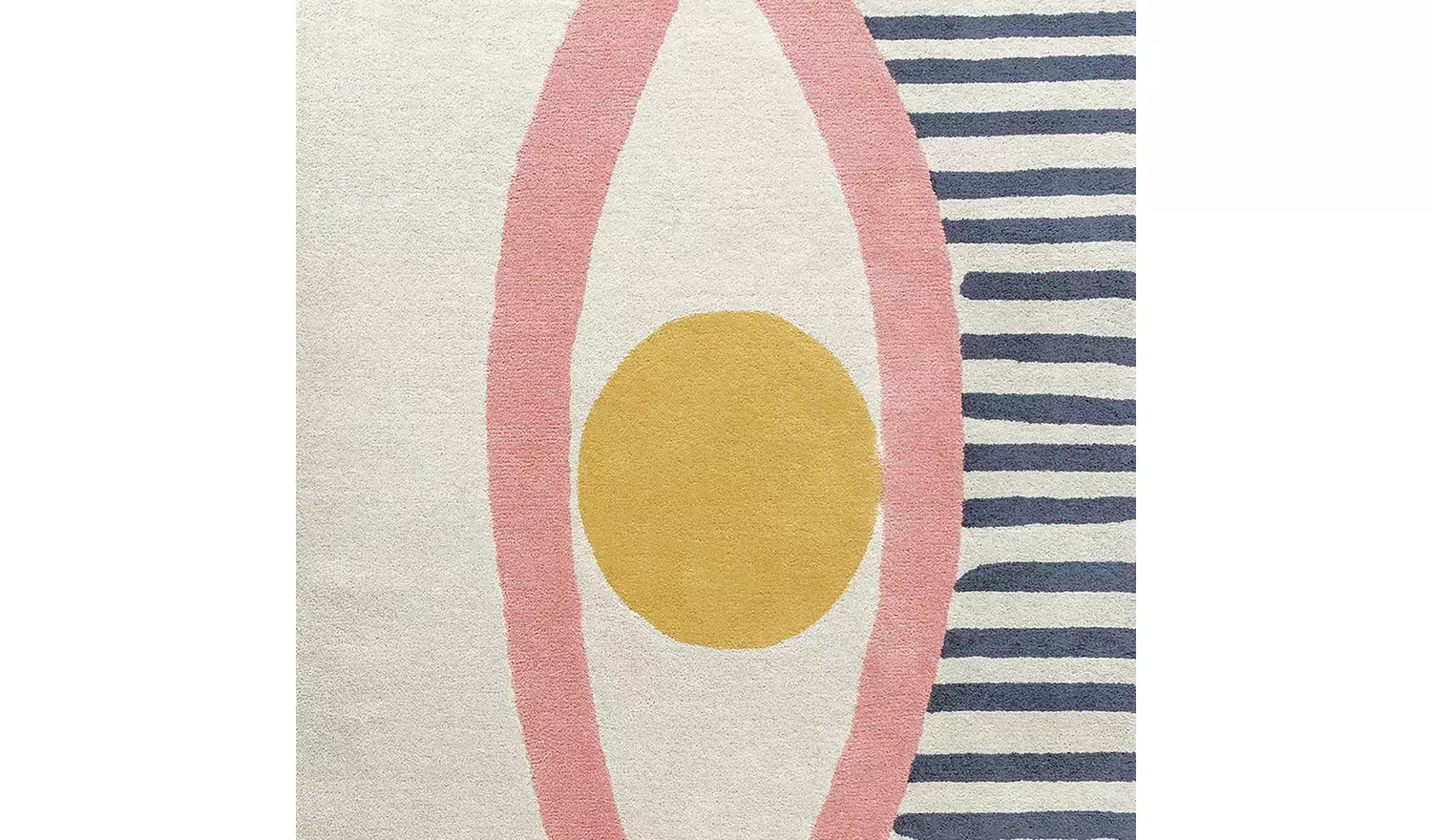 Habitat Eye Wool Shaggy Rug - 180x120cm