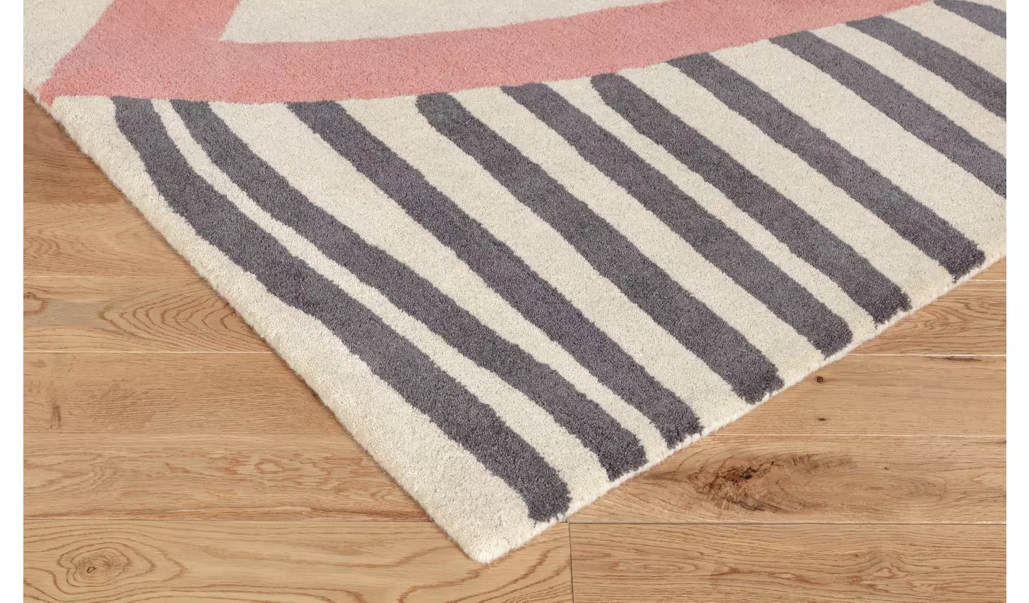 Habitat Eye Wool Shaggy Rug - 180x120cm