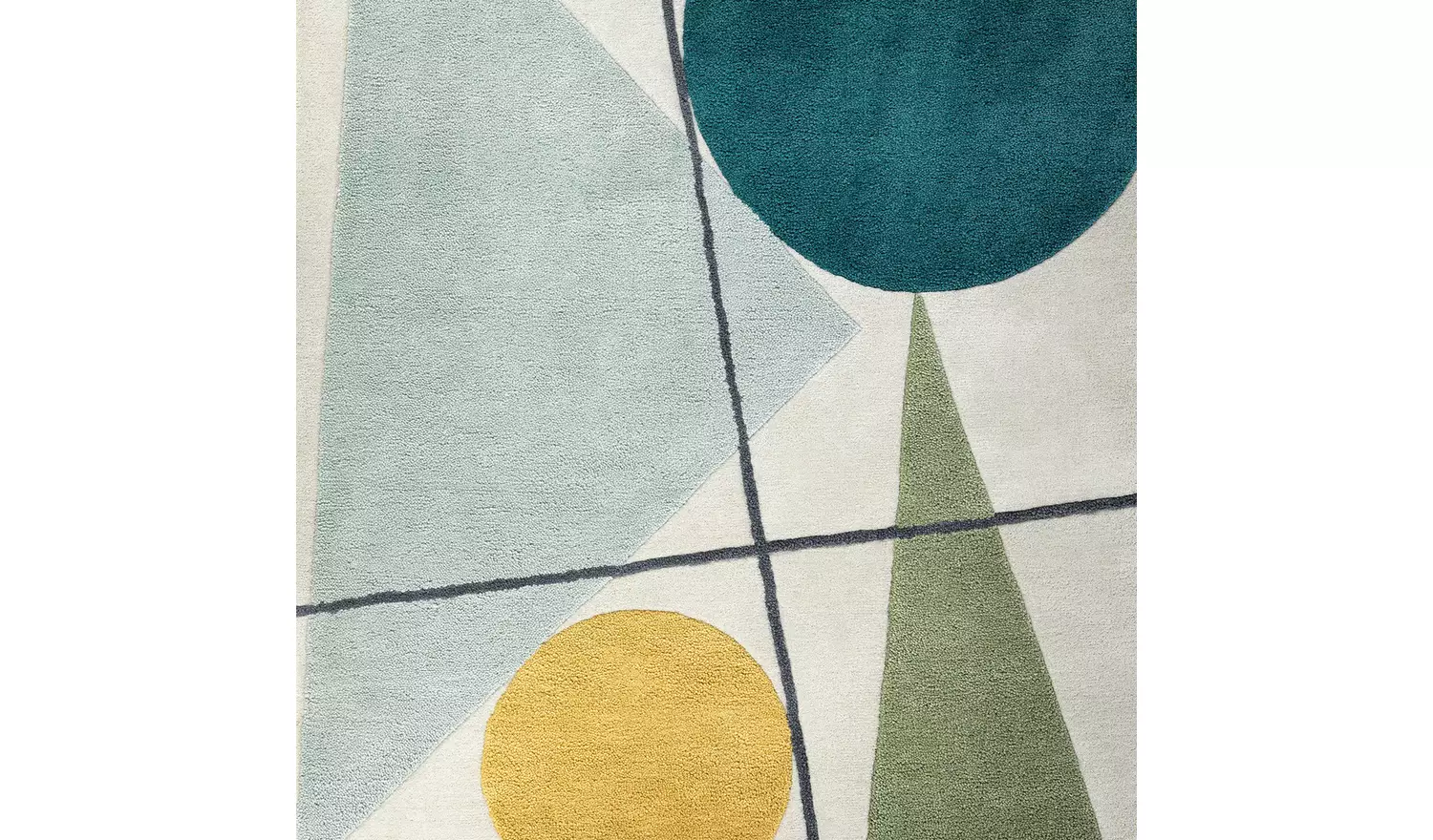 Habitat Forma Geometric Wool Flatweave Rug - 240x170cm