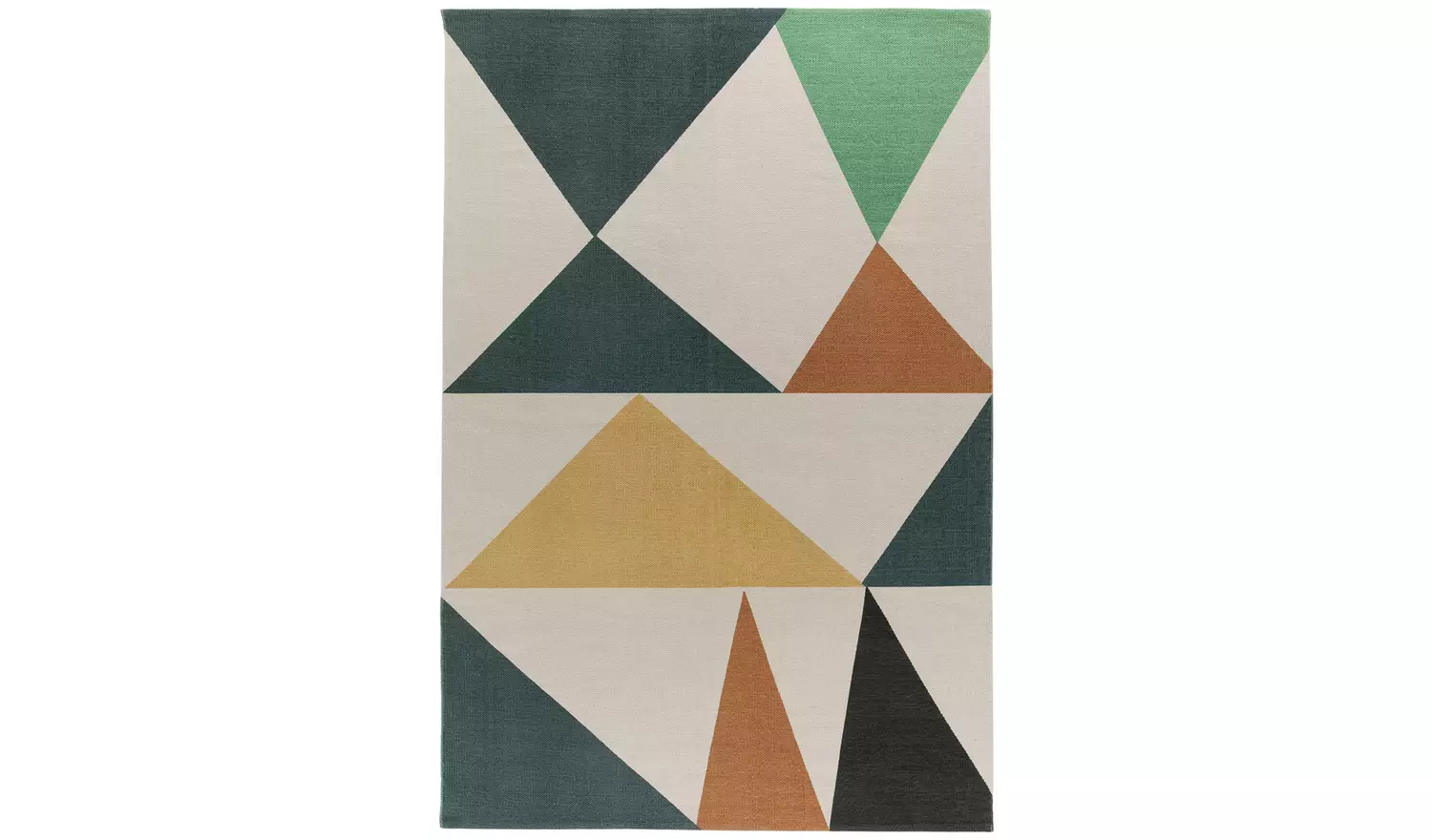 Habitat Tate Geometric Cotton Flatweave Rug - 200x140cm