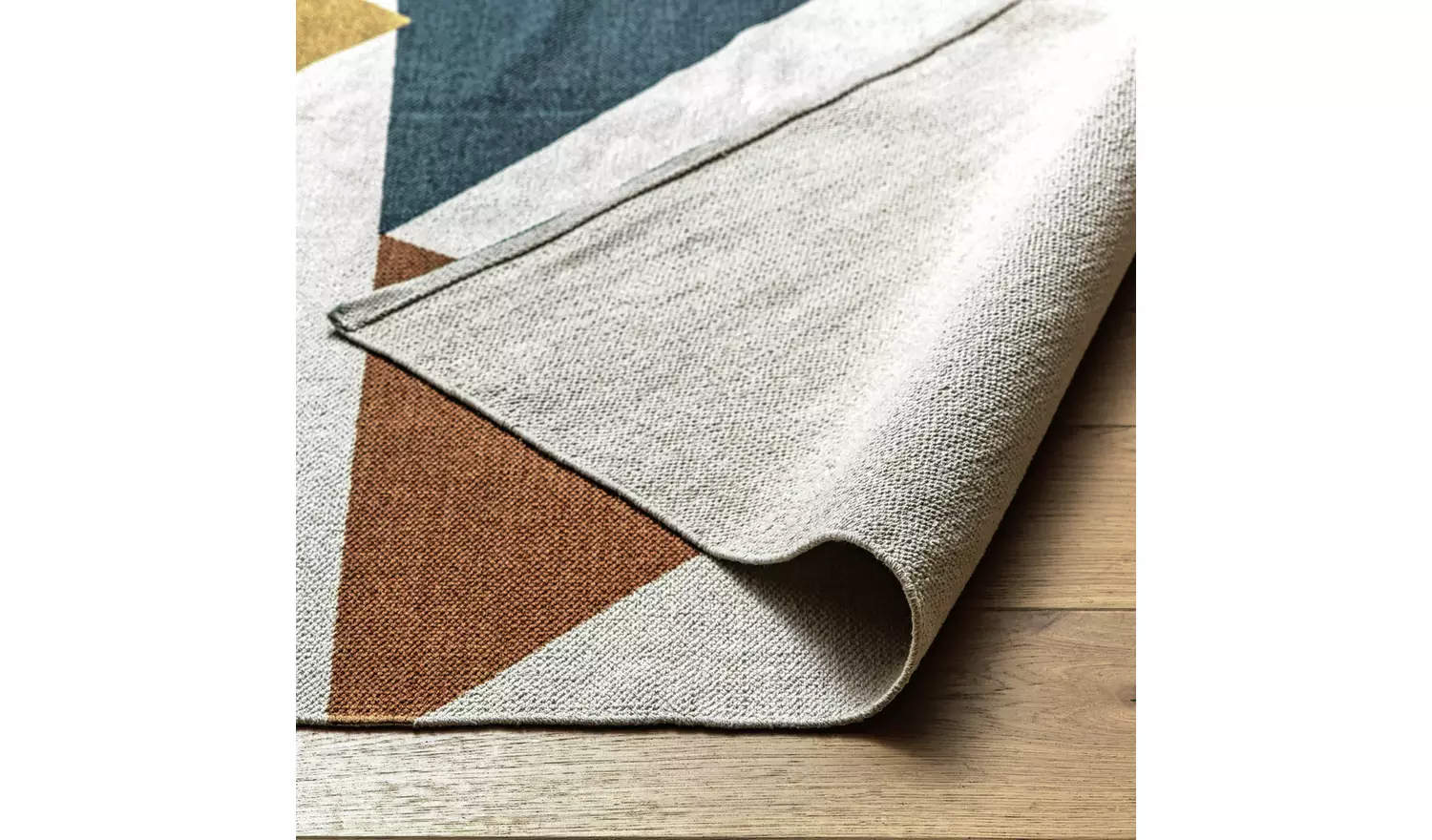 Habitat Tate Geometric Cotton Flatweave Rug - 200x140cm