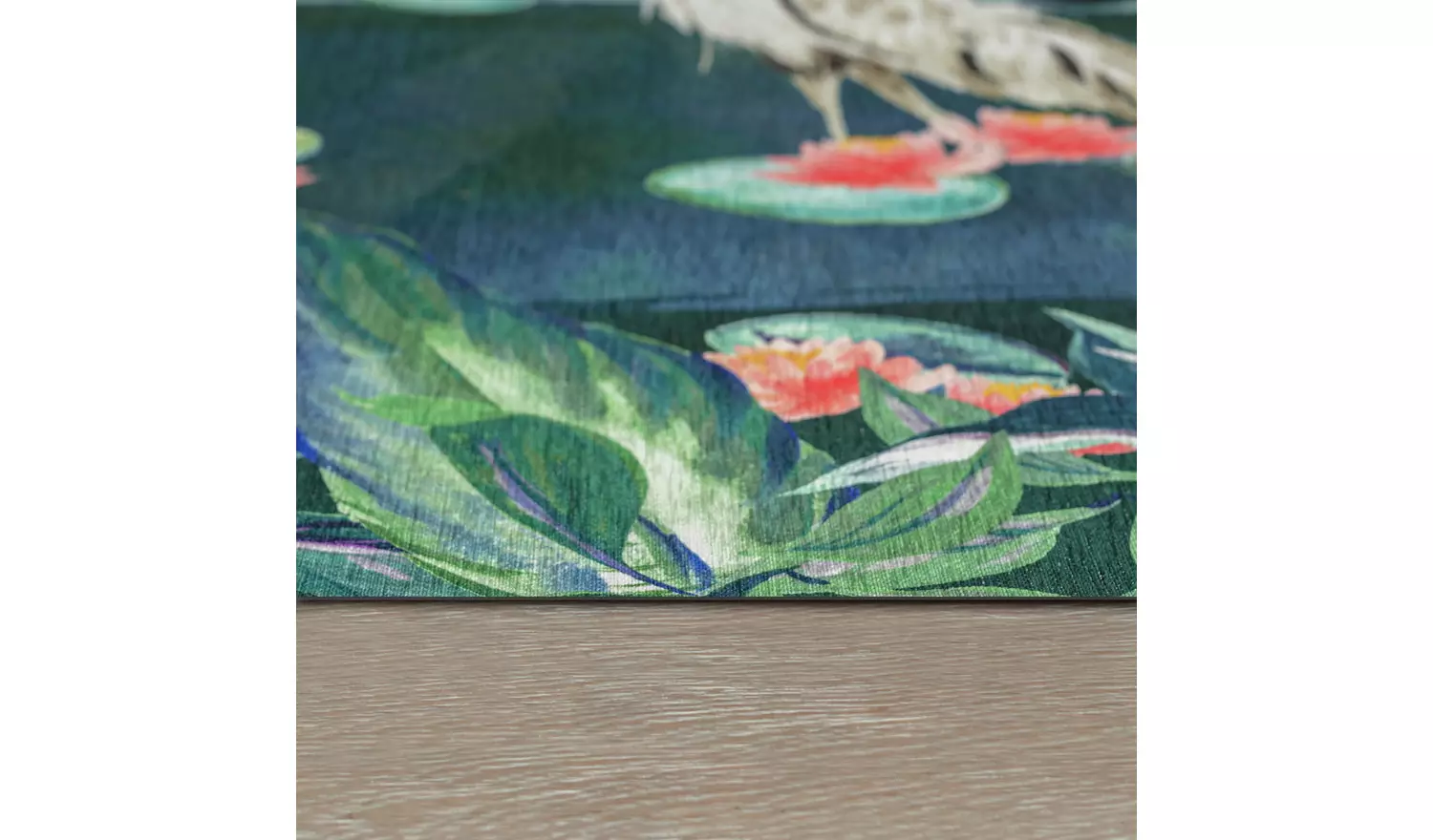 Habitat Japonica Waterscape Blue Cut Pile Rug - 170x120cm