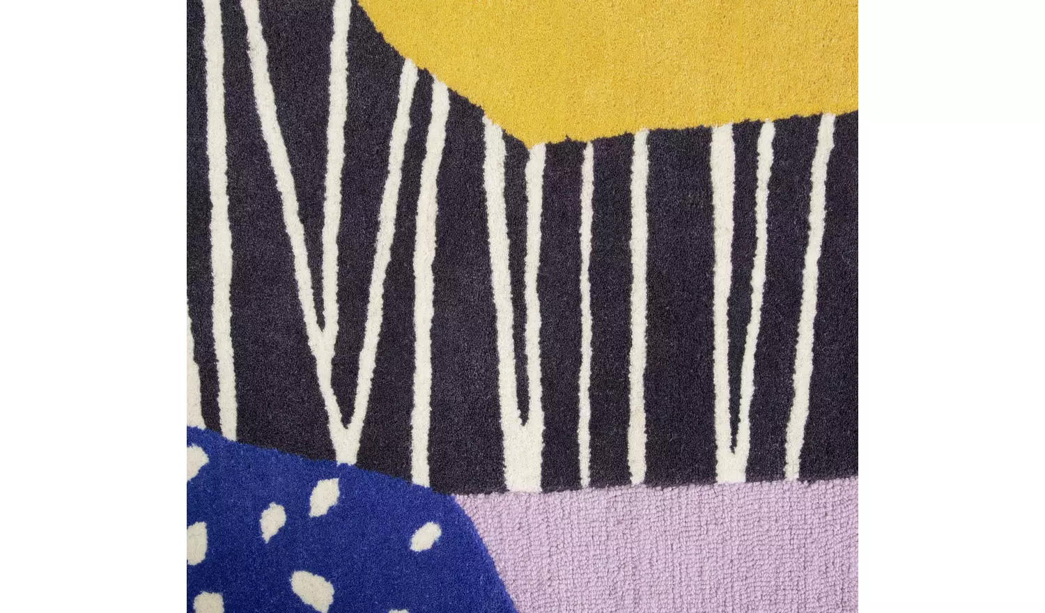 Habitat Abstract Tufted Wool Cut Pile Rug - 170x120cm