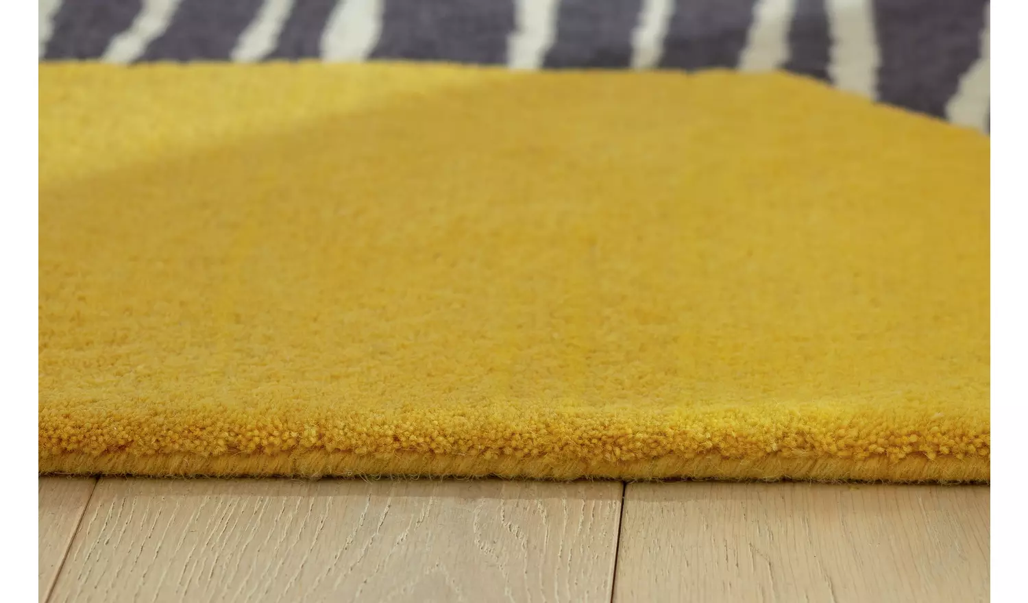 Habitat Abstract Tufted Wool Cut Pile Rug - 170x120cm