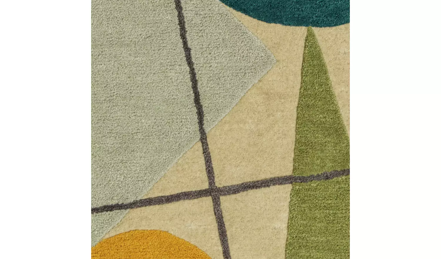 Habitat Forma Geometric Wool Flatweave Rug - 170x120cm