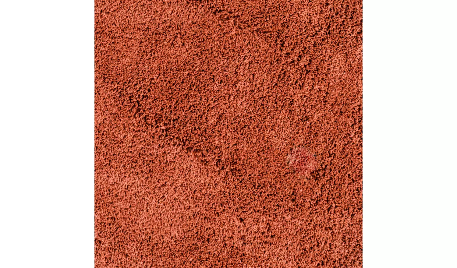 Habitat Noodle Plain Terracotta Shaggy Rug - 230x160cm
