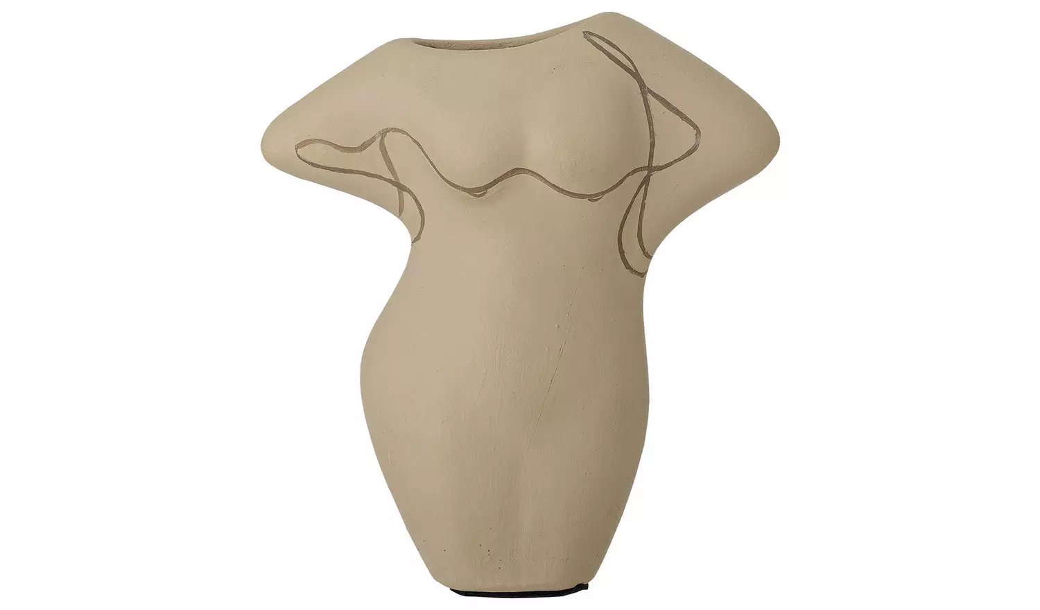 Bloomingville Terracotta Body Shaped Vase - Natural
