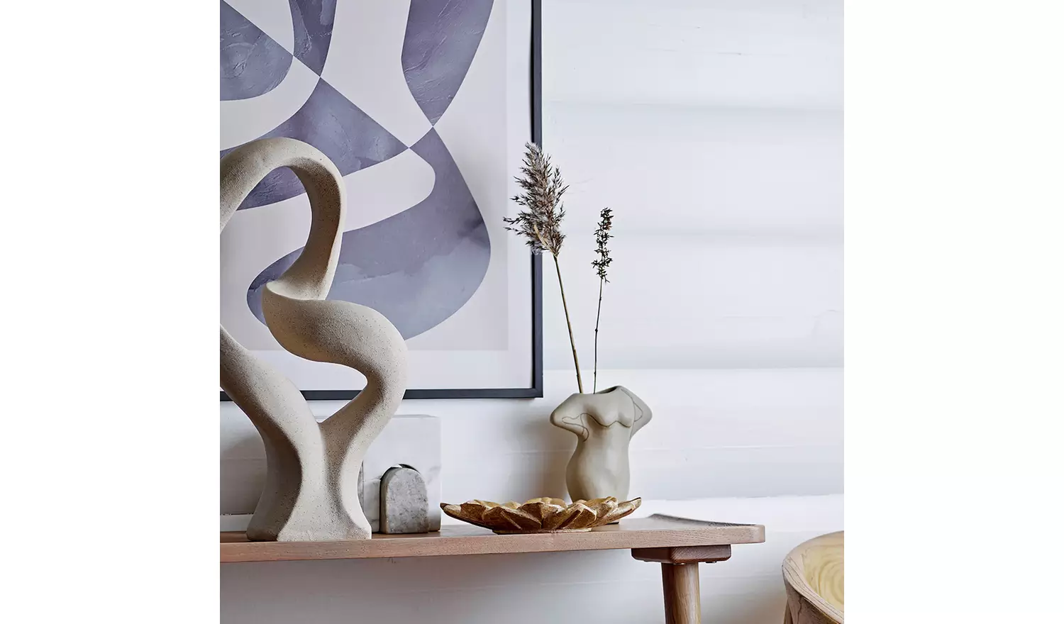 Bloomingville Terracotta Body Shaped Vase - Natural