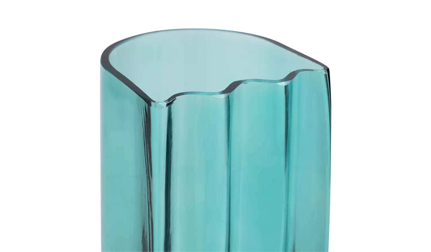 Habitat 60 Wiggle Glass Vase - Small - Blue
