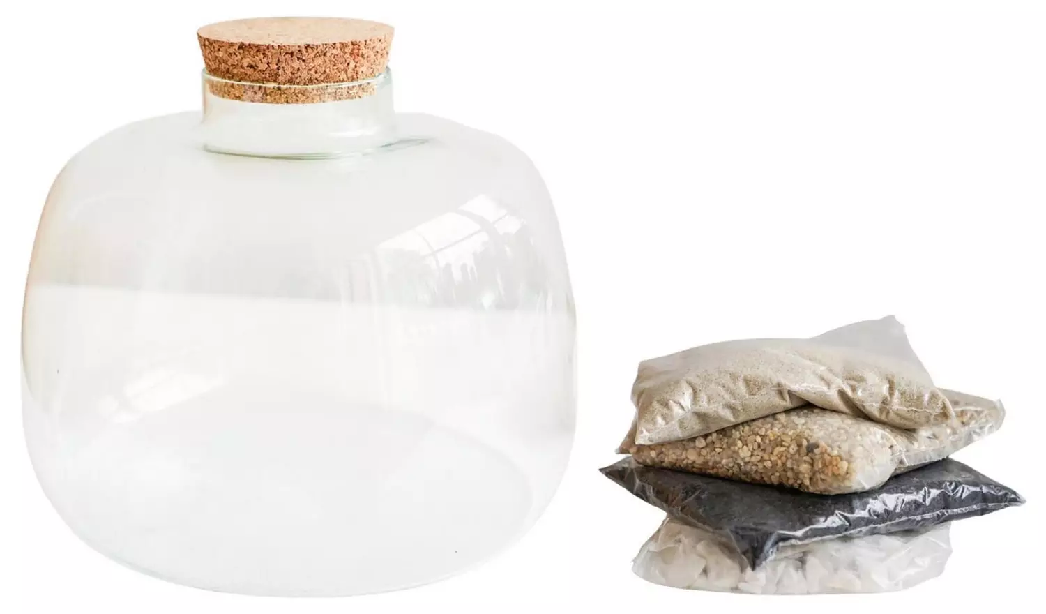 Ivyline Bowl Shape Large Terrarium DIY Kit