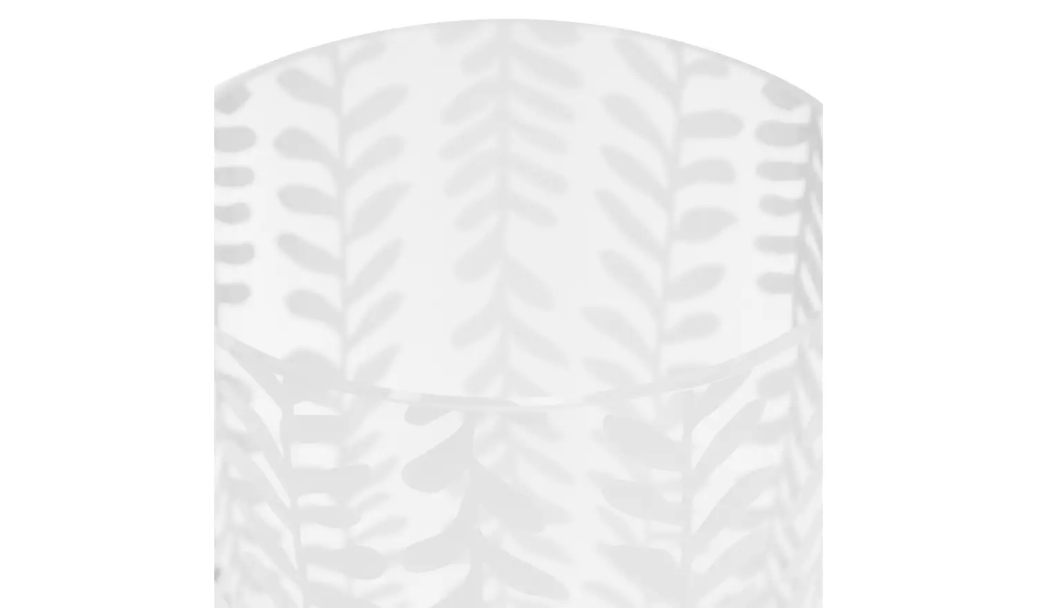 Habitat Etched Floral Glass Vase - Clear