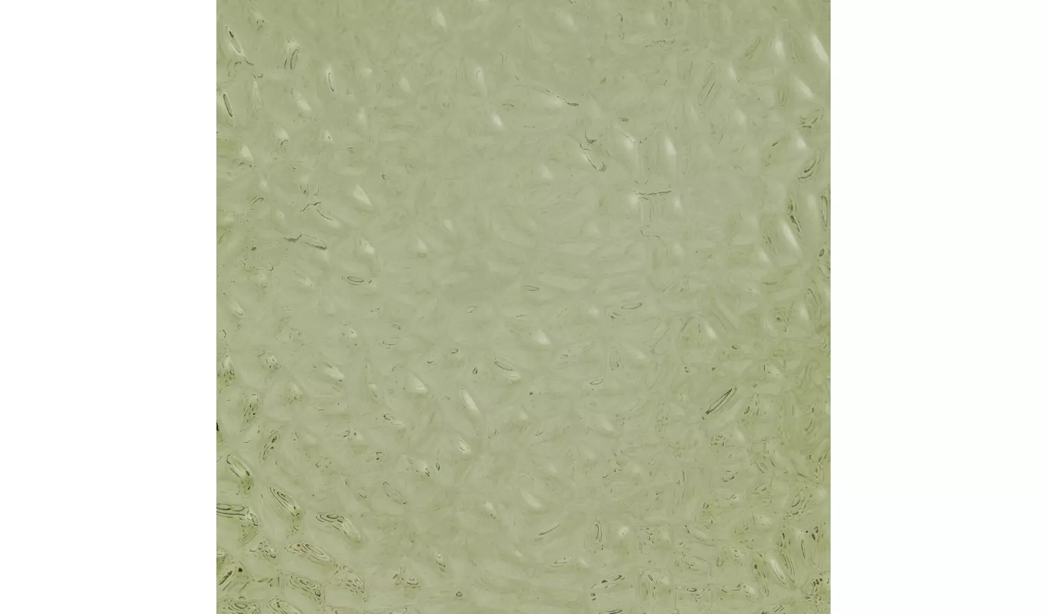 Habitat Hammered Rectangular Glass Vase - Green