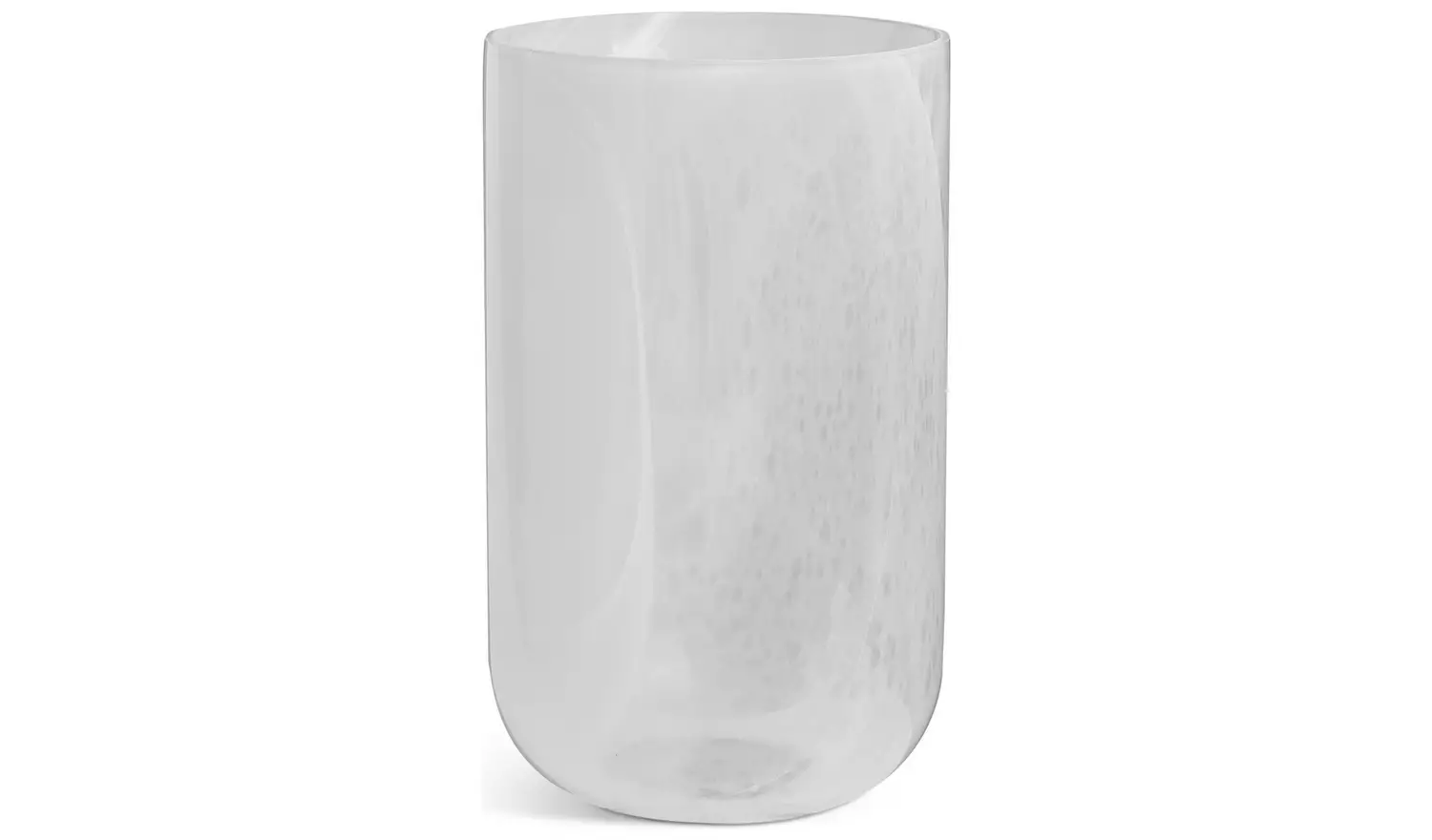 Habitat Alabaster Glass Vase- Clear