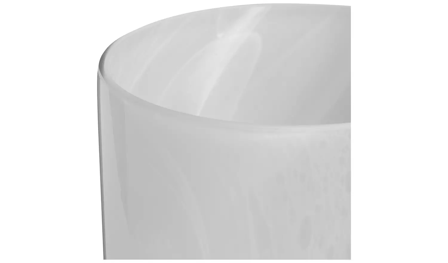 Habitat Alabaster Glass Vase- Clear
