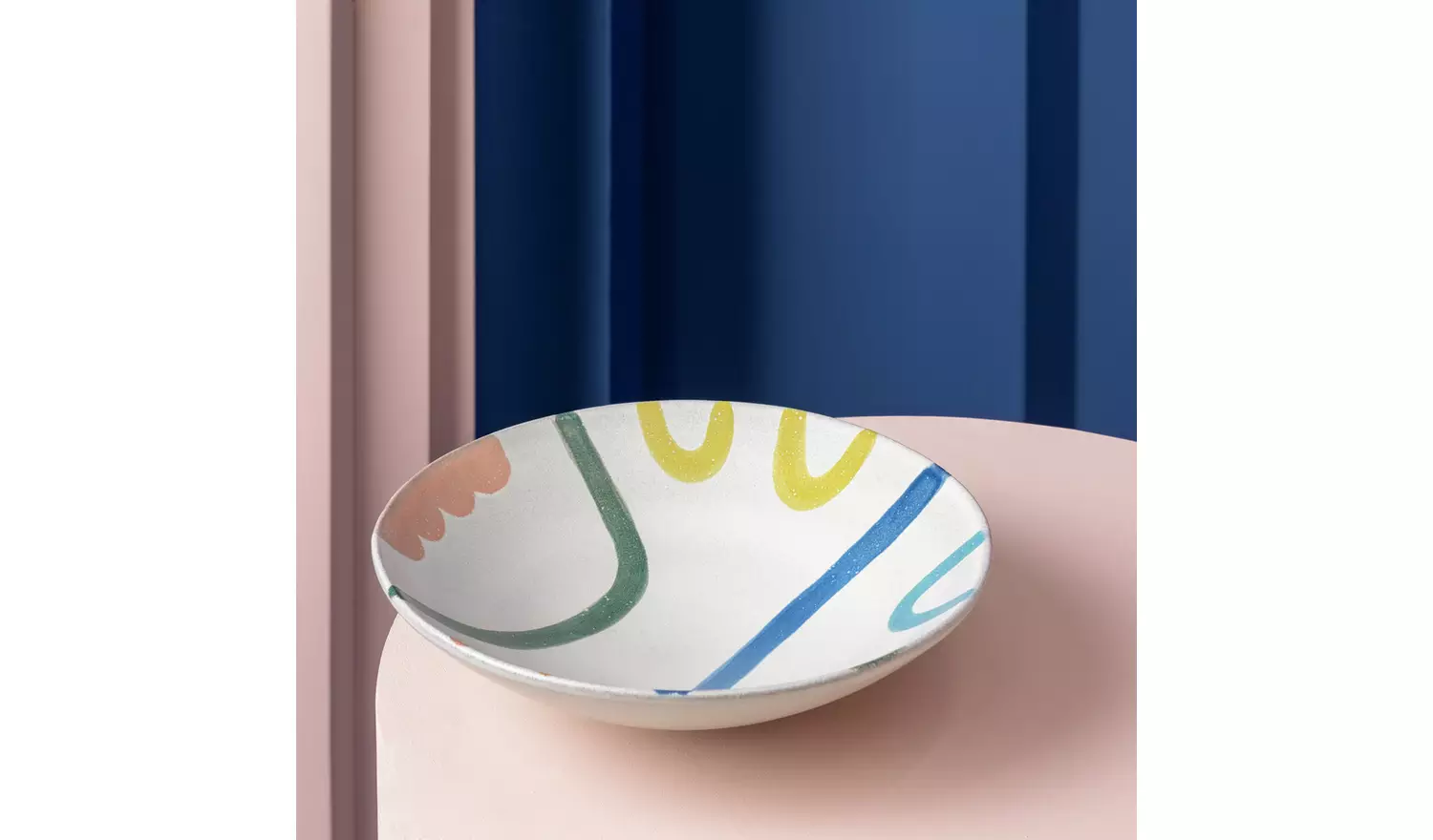 Habitat 60 Radica Ceramic Bowl by Silvia Kamodyova - Multi