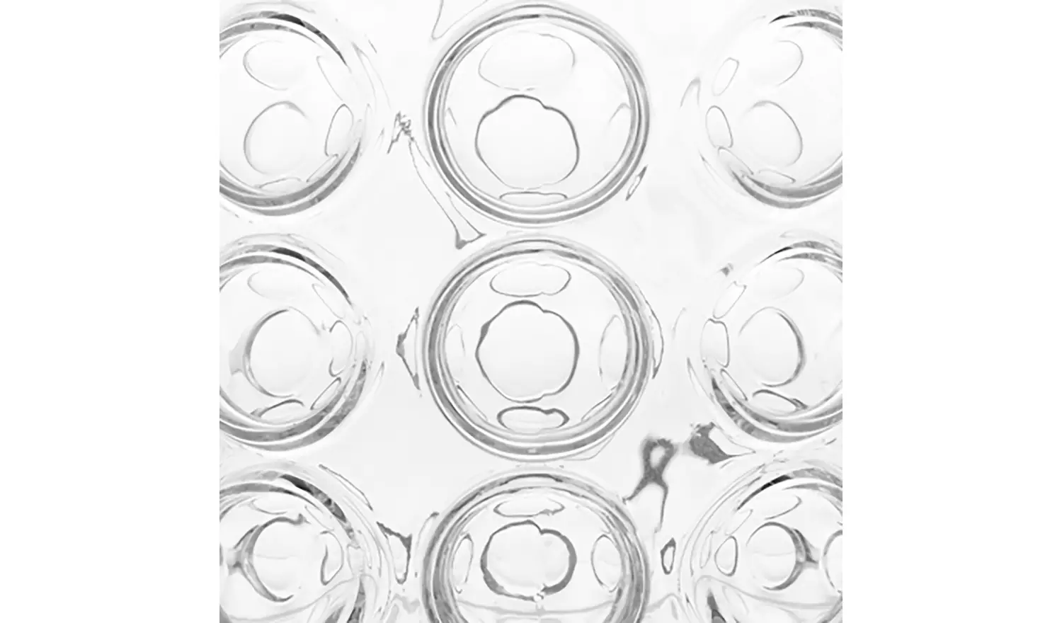 Habitat Medium Bobble Glass Vase - Clear