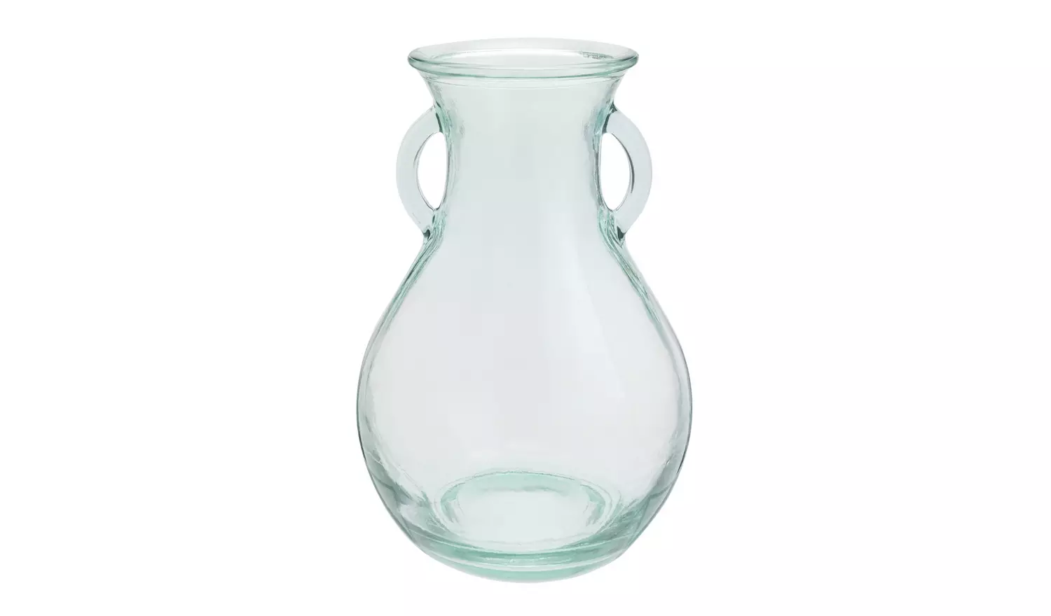 Habitat Large Handled Glass Vase - Clear